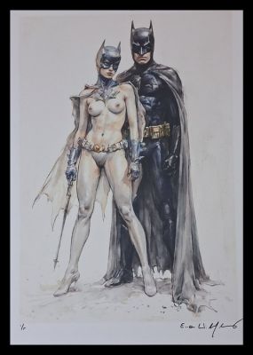 Batman and Batgirl - Vintage edition by Emma Wildfang - Large size | Catawiki
