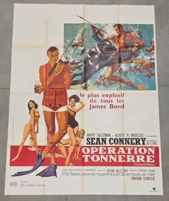 James Bond 007: Thunderball - Operation Tonnerre - 160x120 cm | Catawiki