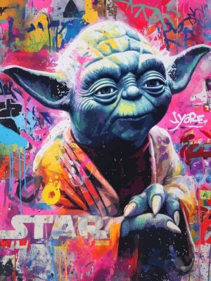 IPR Graph - Yoda: La Sabiduría Galáctica en Neón | Catawiki