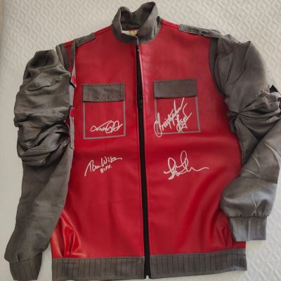 Back to the Future Part II - Multi-Signed Replica Jacket – Michael J. Fox, Christopher Lloyd, Tom Wilson & Lea Thompson - Beckett