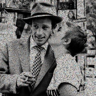 Crypto Belmondo - A bout de souffle- Format XL 60x60 - Belmondo | Catawiki