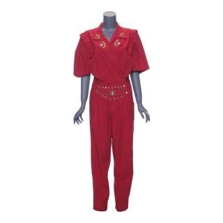 The Goldbergs | Beverly Goldberg’s (as played by Wendi McLendon-Covey) "Bev To The Future" Red Jumpsuit | Propstore