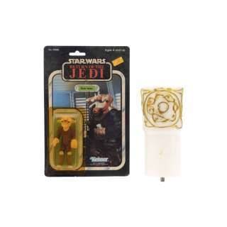 STAR WARS: EPISODE VI - RETURN OF THE JEDI (1983) - Lot 430 - Stuart Ziff Collection: Jabba the Hutt Courtier Cup with Ree-Yees ROTJ 65B Figure