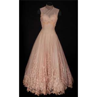 Lot 265 - June Allyson “Kay” pale pink gown designed by Helen Rose from The Opposite Sex