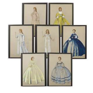 7 Sketches for Invitation to a Gunfighter | Studio Auctions