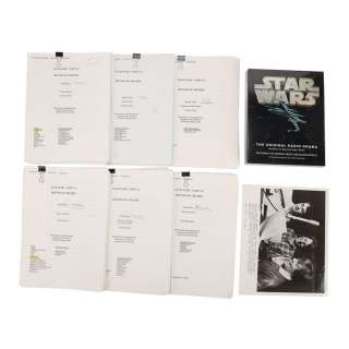 Star Wars: Various Productions | Anthony Daniels Collection: Anthony Daniels’ Hand-annotated Radio Drama Scripts, Publicity Still and Unopened Tapes | Propstore