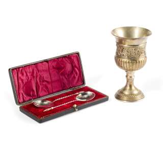 One-Eyed Willy Goblet and Spoons from The Goonies | Studio Auctions