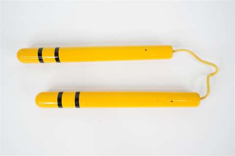 Bruce Lee "Game of Death" Wooden Nunchucks W/LOA | GWS Auctions