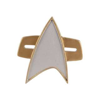 Star Trek: Voyager (1995-2001) | Michael and Denise Okuda Collection: Starfleet Combadge | Propstore