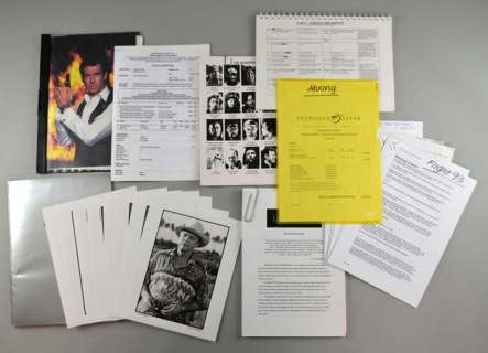 Film Production - Items including James Bond Tomorrow Never Dies preliminary production notes &… | Ewbank’s