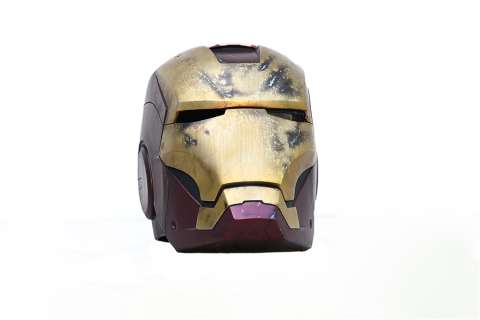 Lot #52A - IRON MAN (2008) - Iron Man‘s (Robert Downey, Jr.) Mk3 Stunt Helmet