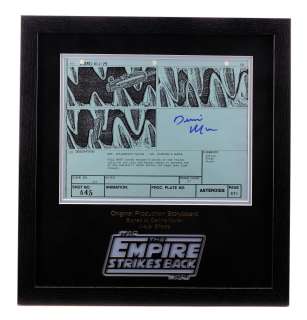 STAR WARS: THE EMPIRE STRIKES BACK - Dennis Muren-Signed Production Storyboard - Falcon Rolls on Side to Escape Monster‘s Mouth (A 45)