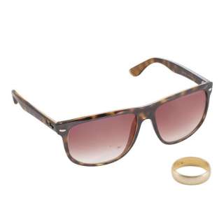WOLF OF WALL STREET, THE (2013) - Lot #123: Jordan Belfort‘s (DiCaprio) Wedding Band and Tortoise Ray-Ban Sunglasses
