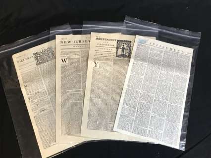 Lot 91 - TURN: Washington‘s Spies (20142017) - Collection of 4 Newspapers