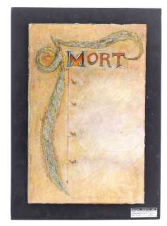 MORTAL KOMBAT - Hand-Drawn Mortal Kombat Book Inner Page Study