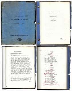 ’’The Sound of Music’’ Script Used in the Actual Production of the 1964 Classic Film | Nate Sanders
