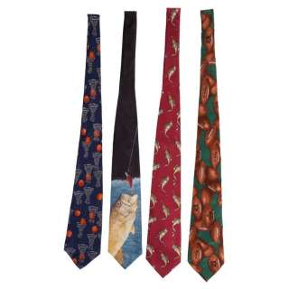 SE7EN (1995) - Lot #294 : Detective Mills‘ (Brad Pitt) Set of Four Ties