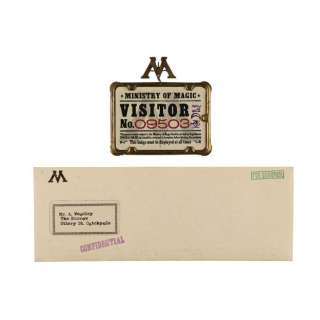 Harry Potter And the Order of the Phoenix (2007) | Ministry Badge and Letter to Arthur Weasley (Mark Williams) | Propstore