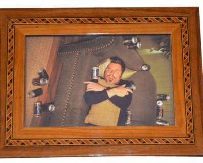 Psych - Lot 1263 - Framed Photo of Passed-Out Shawn