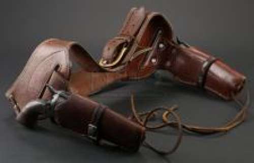 Penny Dreadful - Lot 80 - Various Episodes: Ethan Chandler‘s Stunt Revolvers and Holster Belt