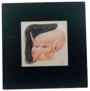 Legend (1985) | Matted Hand-Painted Jack Johnson Dwarf Concept Artwork | Propstore