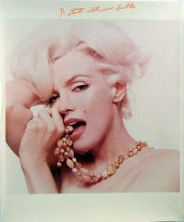 Marilyn Monroe Herb Stern Last Sitting Jewelry Biting Proofs With Notes | Premiere Props