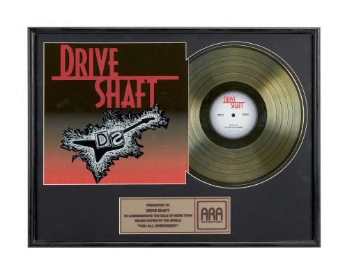 Lost - Lot ##466 - Drive Shaft "You All Everybody" Framed Gold Record Prop