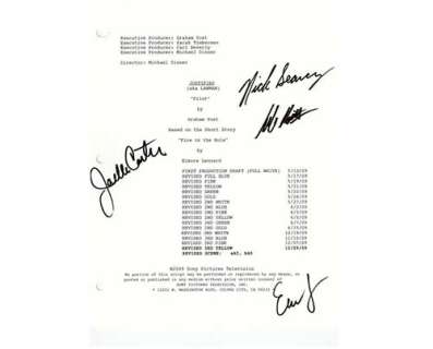 Justified - Lot 9051 - Signed Pilot Script (2 of 2)