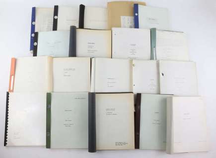 25 Screenplay scripts mostly from unmade movies / adaptations including Sleep Is For The Rich by… | Ewbank’s