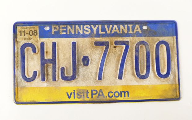 Pennsylvania License Plate Prop | Bodnars Auction