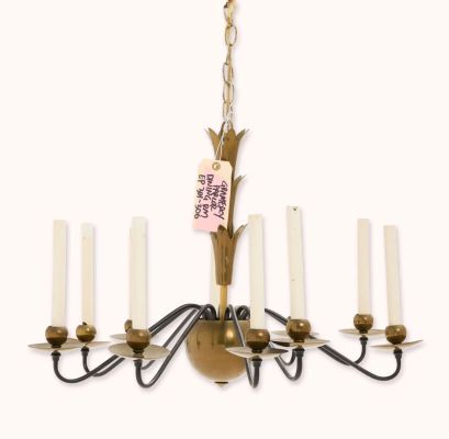 And Just Like That… | Lot #463 - Carrie Bradshaw’s Brass 10 Light Chandelier | Julien’s