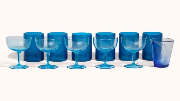 And Just Like That… | Lot #426 - Carrie Bradshaw’s Blue Glassware | Julien’s