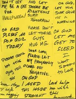 Jim Carrey "Bruce Almighty" Lot of 2 Screen Used Sheet Post-It Prayers | Piece of the Past