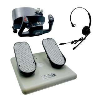 Donna Raina Grey Screen Used Flight Simulator & Headset Sc 20 | VIP Fan Auctions