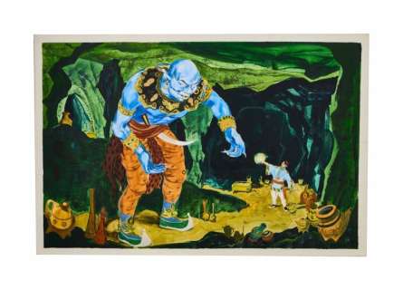 Lot 269 - Irwin Allen | "Aladdin" Original Pitch Art