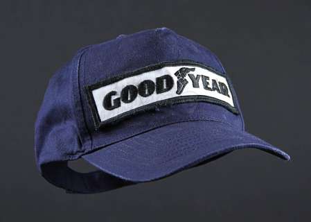Rush | James Hunt (Chris Hemsworth) Navy Blue Goodyear Cap (RC006) | Propstore