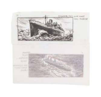 Lot 2 - Irwin Allen | "The Poseidon Adventure" Original Storyboard Illustration