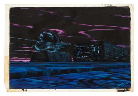 Ron Miller | Dune (1984) | "Giedi Prime”—Original Concept Painting by Ron Miller from David Lynch’s Dune, ca. 1983 | Sotheby’s