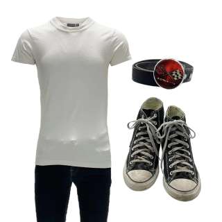 Dark Harvest Richie Shepard’s Shirt, Jeans, Belt, Socks & Sneakers | VIP Fan Auctions