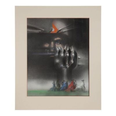Rollerball (1975) | Lot 813 : Hand-Painted Comprehensive Poster Artwork by Bob Peak; (framed) 62 cm x 76 cm x 3 cm (24.5" x 30" x 1.25"), | Propstore