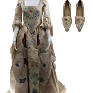Lot 81 - The Great Catherine‘s Elle Fanning Bodice, Skirt & Shoes