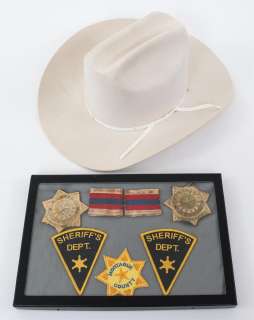 JACKIE GLEASON BUFORD T. JUSTICE HAT & BADGES | Centurion Auctions