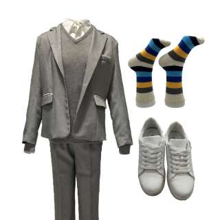 Self Reliance Fake Ellen Degeneres Tamra Brown Screen Worn Pant Suit, Sweater, Button-Up Shirt, Socks & Sneakers Ch 1 Sc 69-90 | VIP Fan Auctions