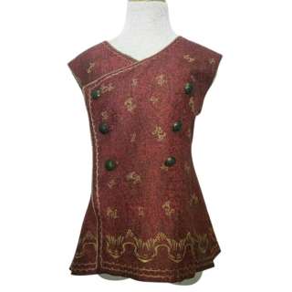 Lot 29 - Lucy "Georgie Henley" 6 Button Silk Vest - The Chronicles of Narnia: The Voyage of the Dawn Treader (2010)