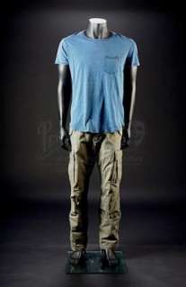 Power Rangers - Lot 195 - Jason Scott‘s Light Blue Training Costume