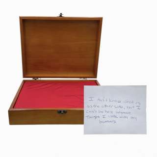 The Iron Claw Kerry Von Erich Jeremy Allen White Screen Used Anniversary Box & Handwritten Goodbye Note | VIP Fan Auctions