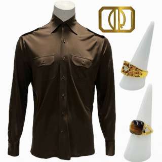 Minx Doug Jake Johnson Screen Worn Button-Up Shirt, Ring Set & Belt Buckle Ch 1, 3 Sc 17-25 Ep 203, 204 | VIP Fan Auctions