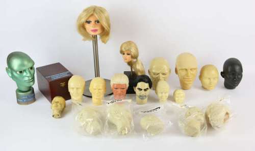 18 Puppet heads including Steve Zodiac XL5, Matthew and Father Unwin from Secret Service, Lady… | Ewbank’s