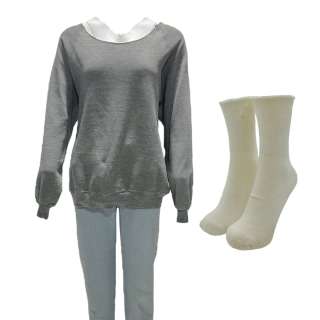 Maxxxine Maxine (Mia Goth) Screen Worn Sweater, Jeans & Socks Ch 1,4 Sc 2-15, 27-30 | VIP Fan Auctions