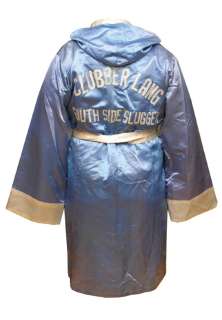 1982 Clubber Lang Fight Robe Screen-Worn by Mr. T in "Rocky III" (Photomatch • Frank Stallone LOA) | Grey Flannel Auctions